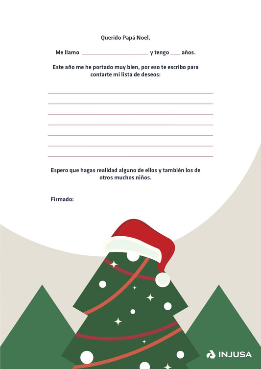 ¡Descarga ya tu carta para Papá Noel!
