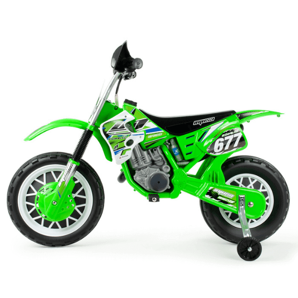 Moto Cross Eléctrica CR Verde 6V Injusa