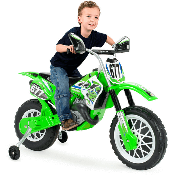 Moto Cross Eléctrica CR Verde 6V Injusa