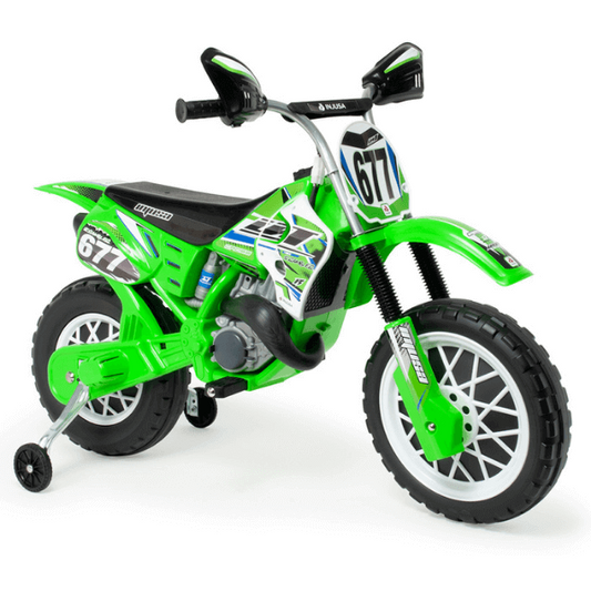 Moto Cross Eléctrica CR Verde 6V Injusa