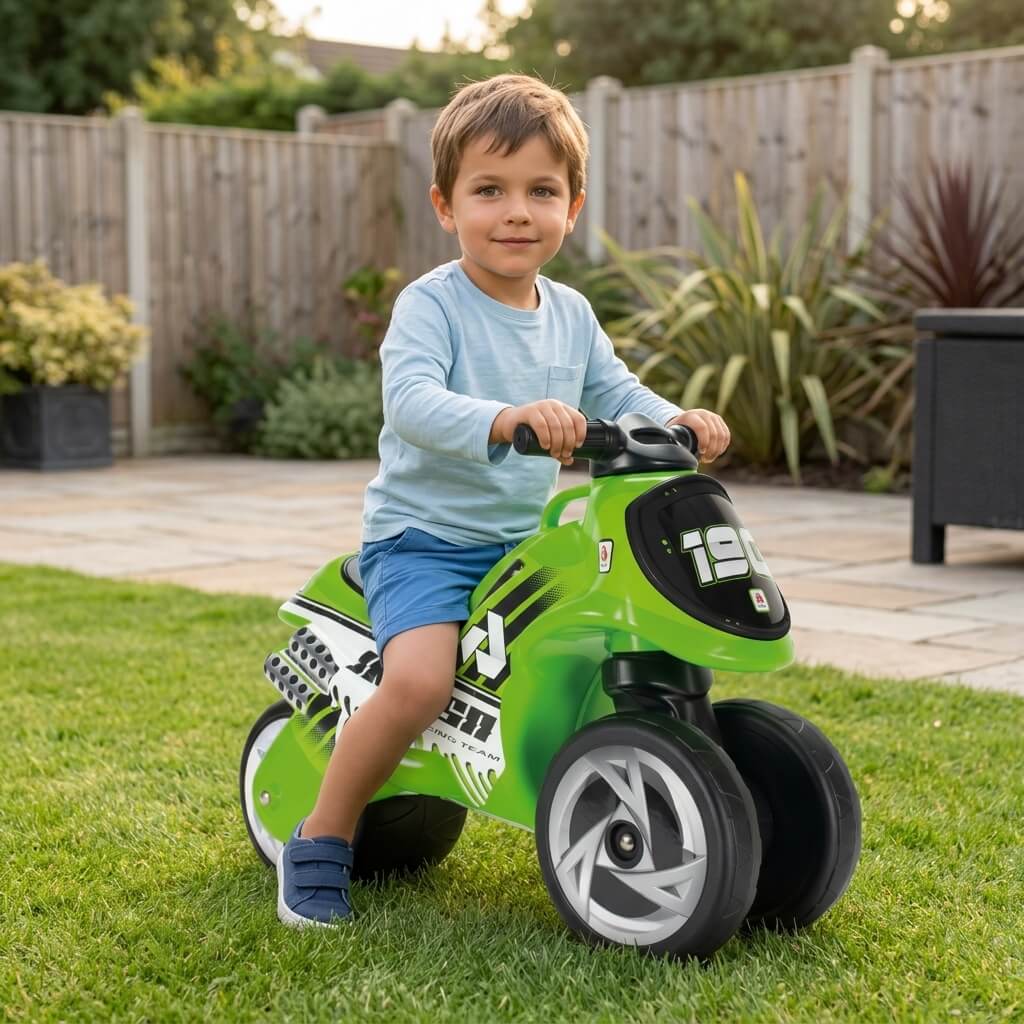 Green Ninja Ride-on Motorcycle