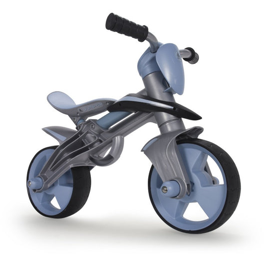 Bicicleta sin Pedales Jumper Azul con Casco