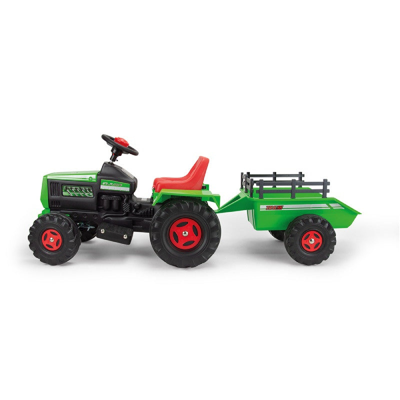 Tractor Eléctrico con Remolque 6V Injusa