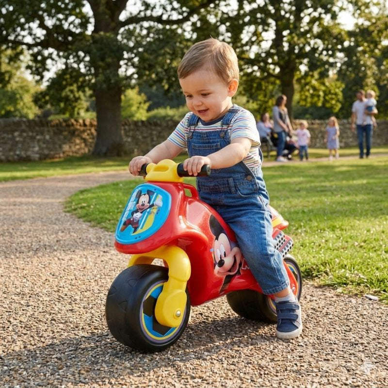 Moto Correpasillos Mickey Mouse Rojo