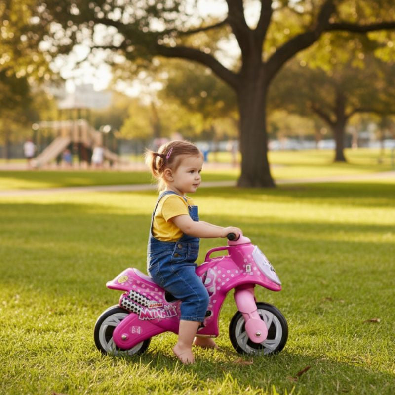 Moto Correpasillos Minnie Mouse Rosa