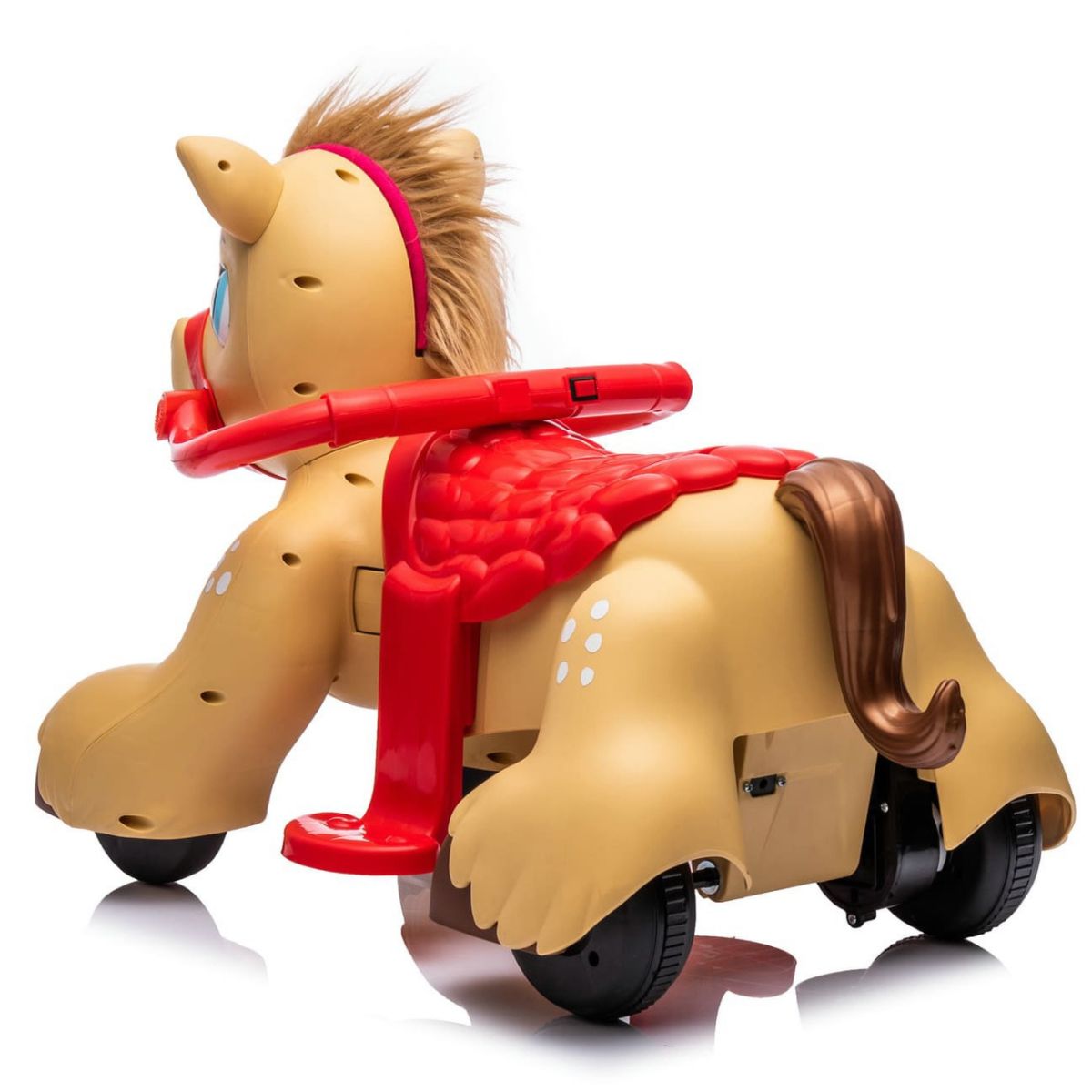 Poni Eléctrico Infantil 6V Litio con Luces y Sonidos