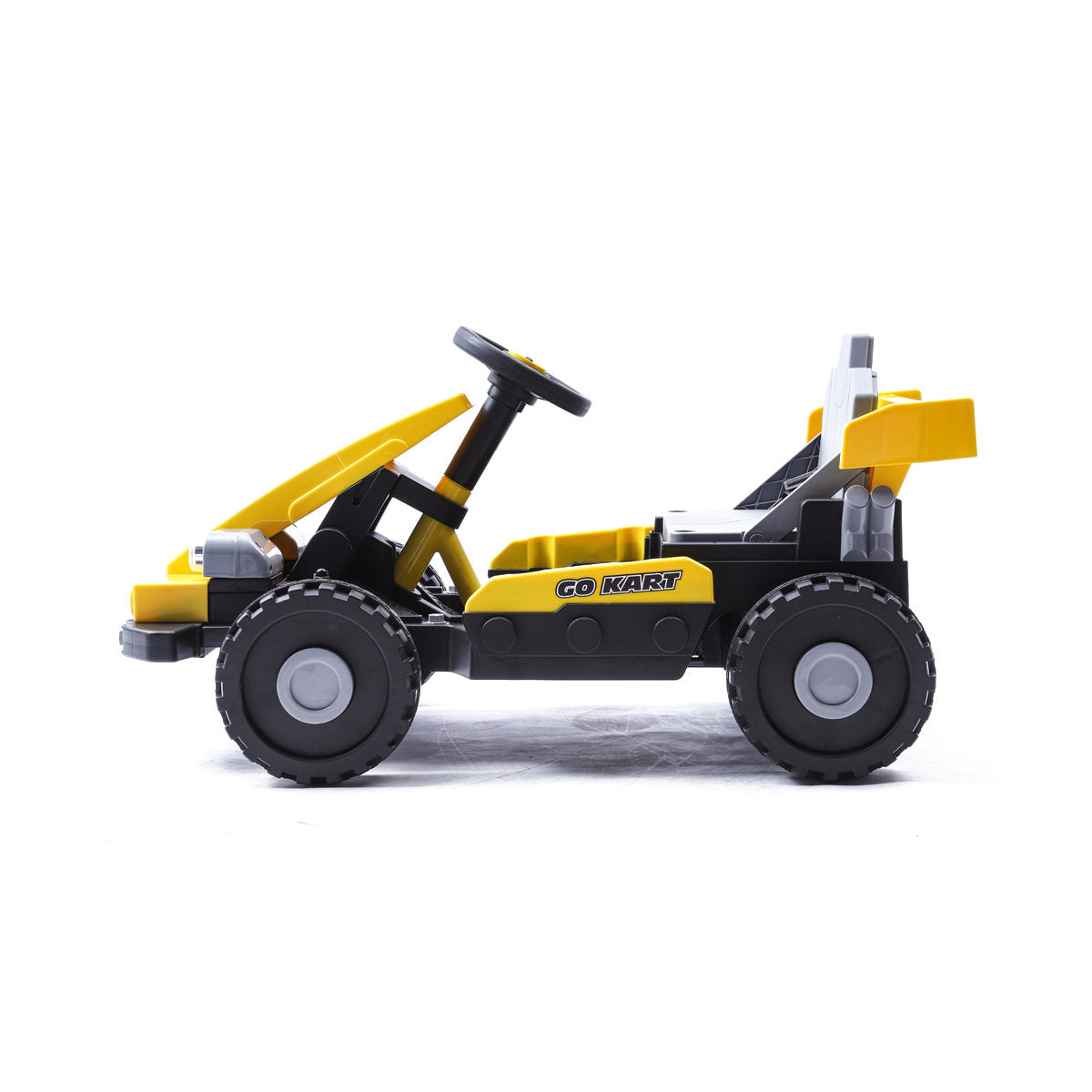 Coche eléctrico infantil Kiddo Drive Car 12V Litio 2 en 1 Amarillo