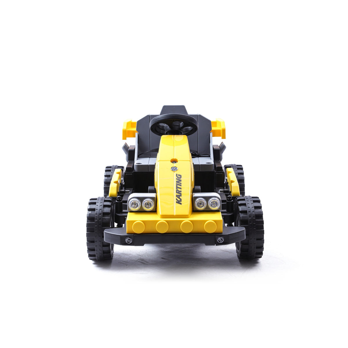 Coche eléctrico infantil Kiddo Drive Car 12V Litio 2 en 1 Amarillo
