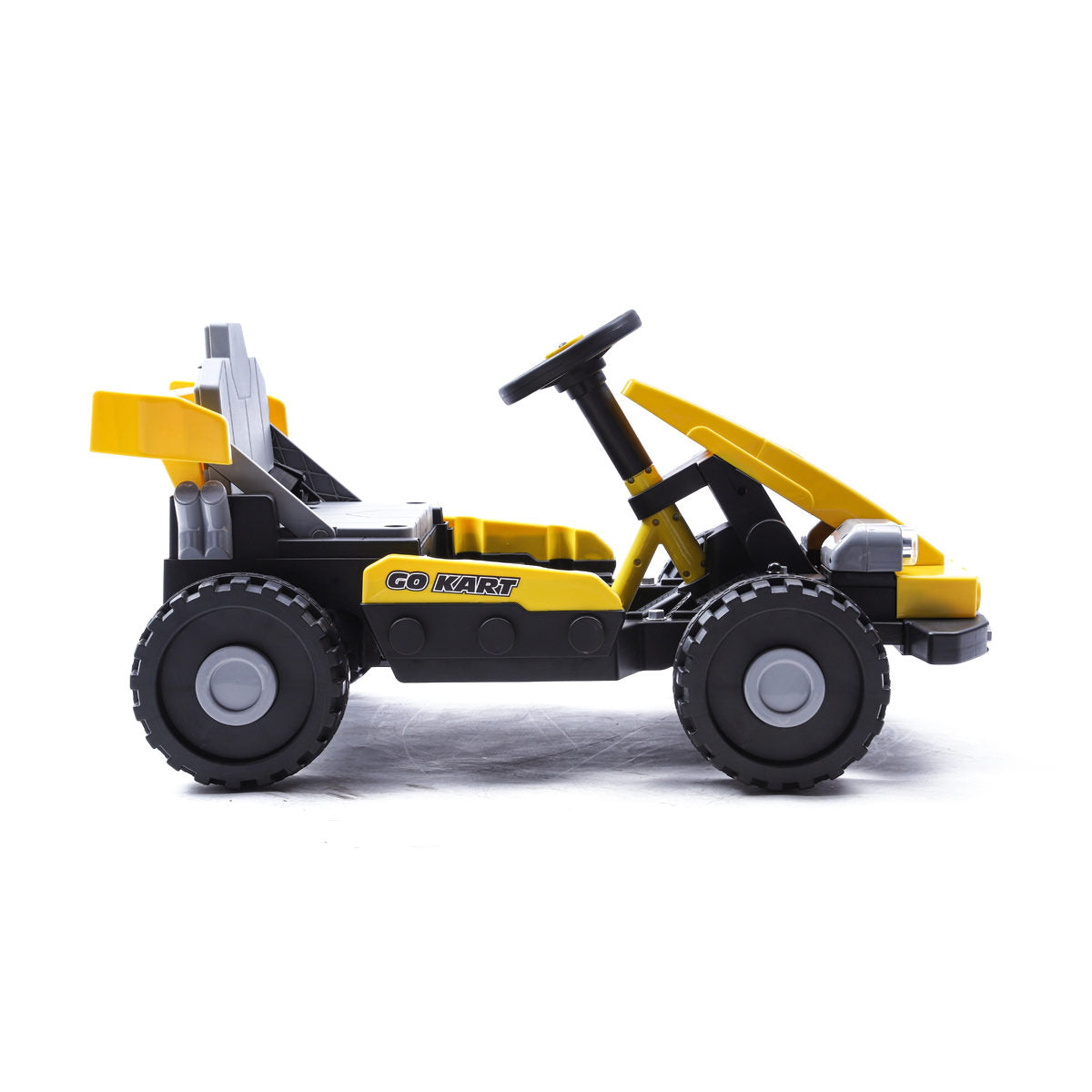 Coche eléctrico infantil Kiddo Drive Car 12V Litio 2 en 1 Amarillo