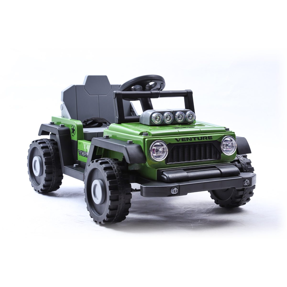 Coche eléctrico infantil Kiddo Drive Car 12V Litio 2 en 1 Verde
