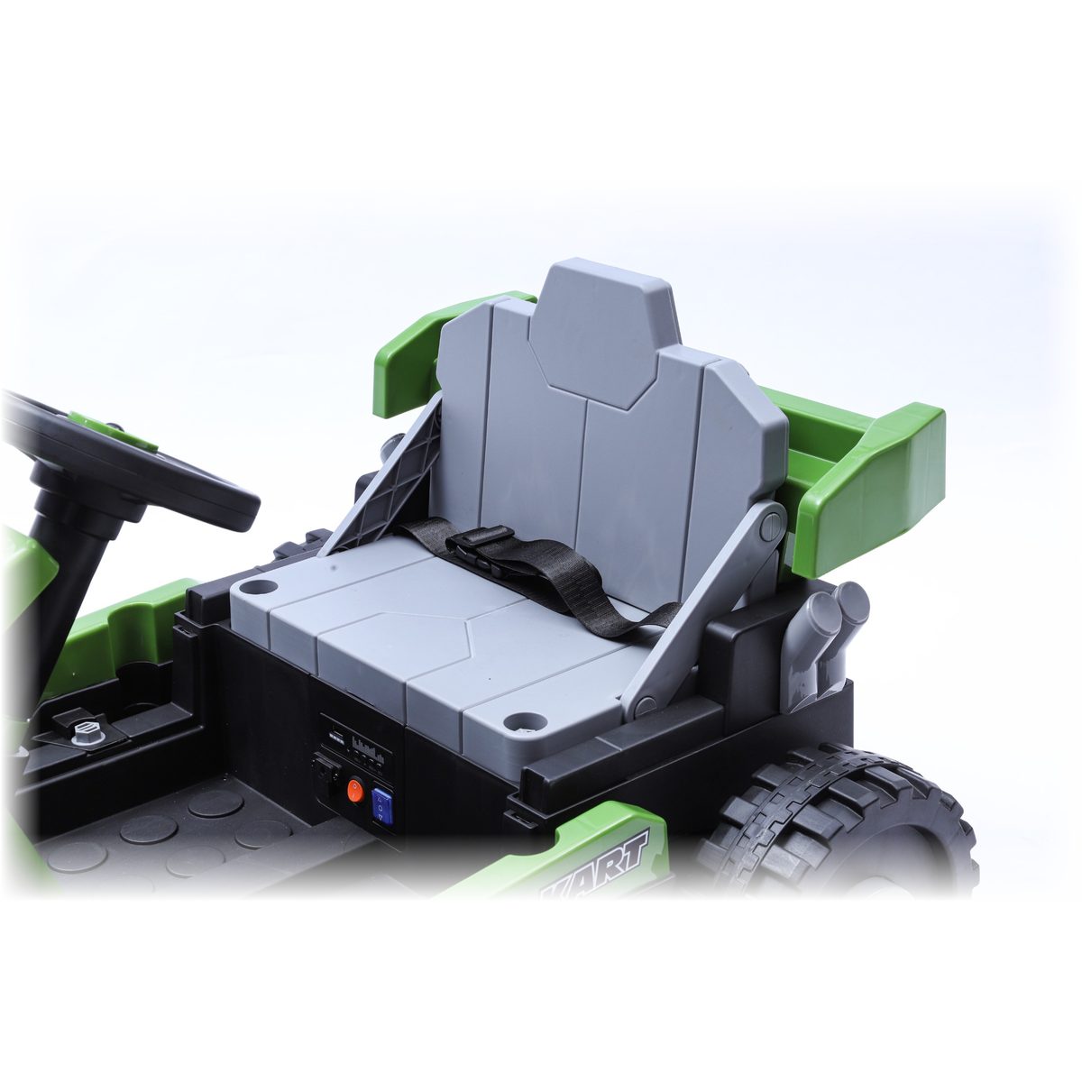 Coche eléctrico infantil Kiddo Drive Car 12V Litio 2 en 1 Verde