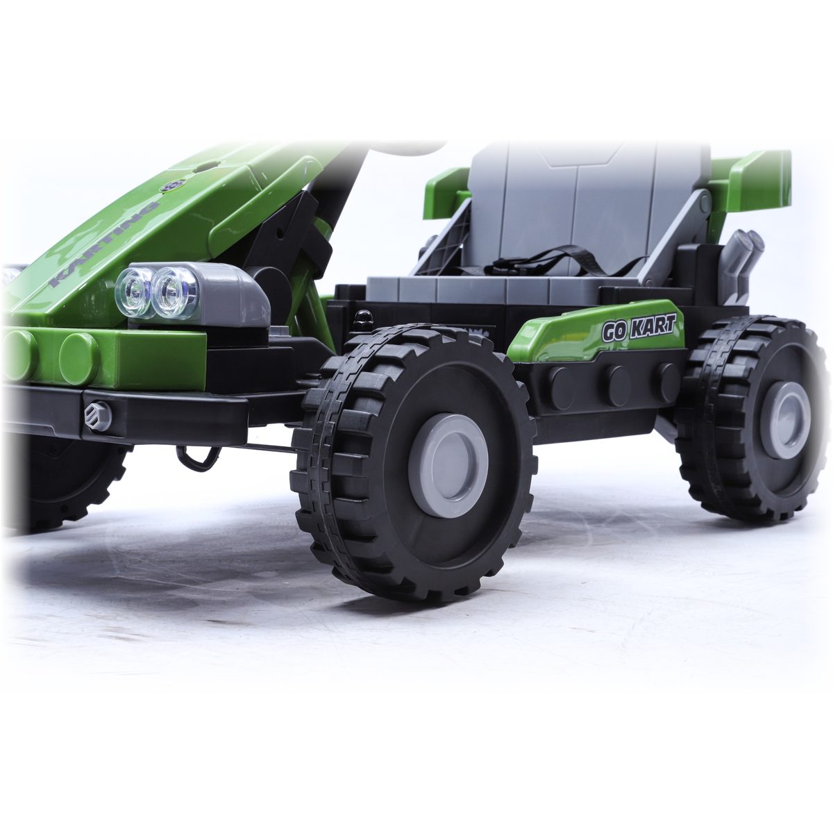 Coche eléctrico infantil Kiddo Drive Car 12V Litio 2 en 1 Verde