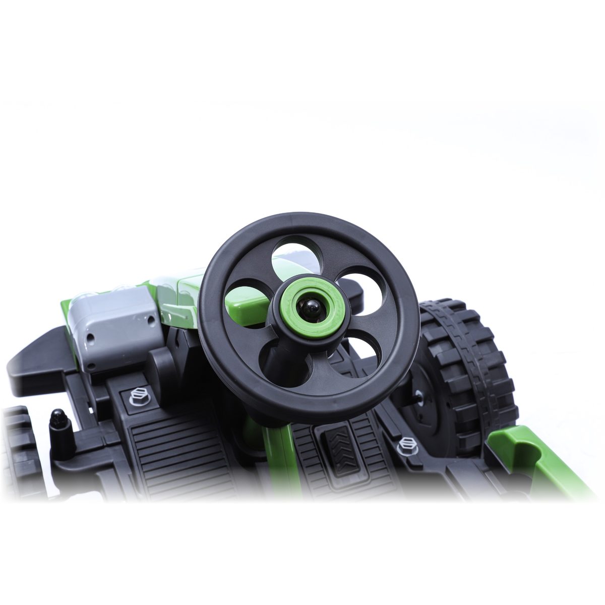 Coche eléctrico infantil Kiddo Drive Car 12V Litio 2 en 1 Verde