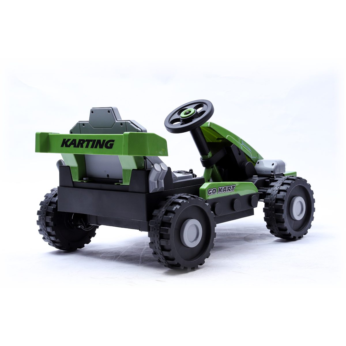 Coche eléctrico infantil Kiddo Drive Car 12V Litio 2 en 1 Verde
