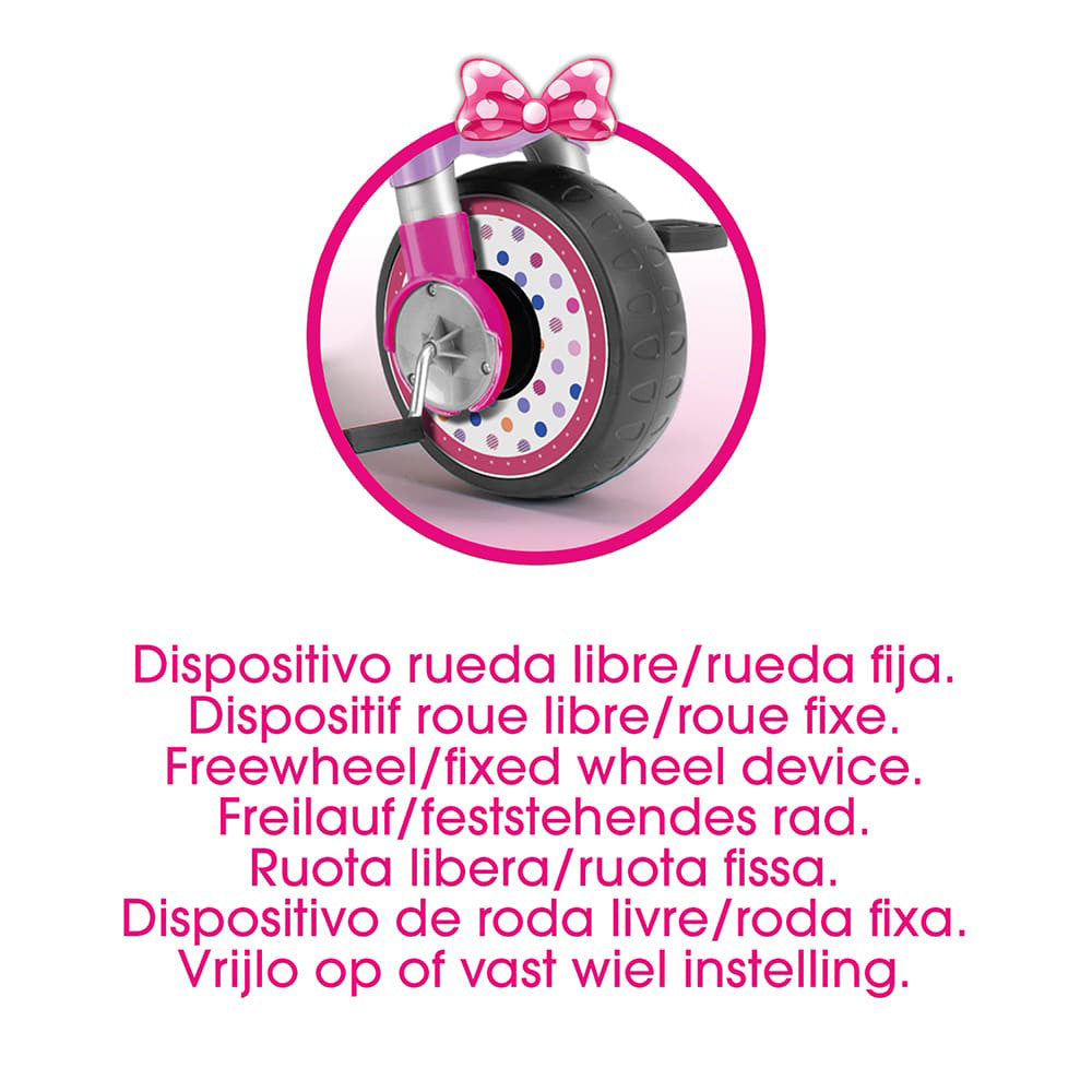 Triciclo Evolutivo Minnie Mouse