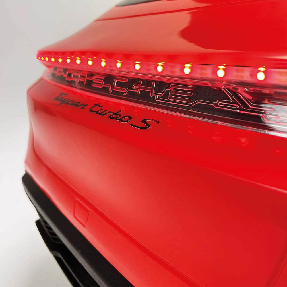 Coche Eléctrico Porsche Taycan 12V Rojo