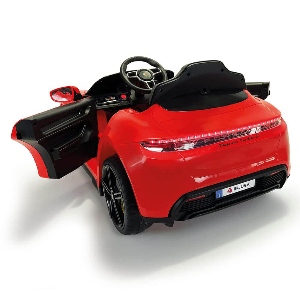 Coche Eléctrico Porsche Taycan 12V Rojo