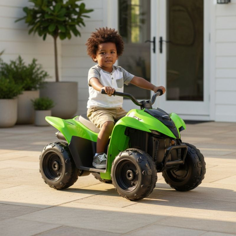 Quad Eléctrico Kawasaki ATV KFX90 12V Verde Injusa