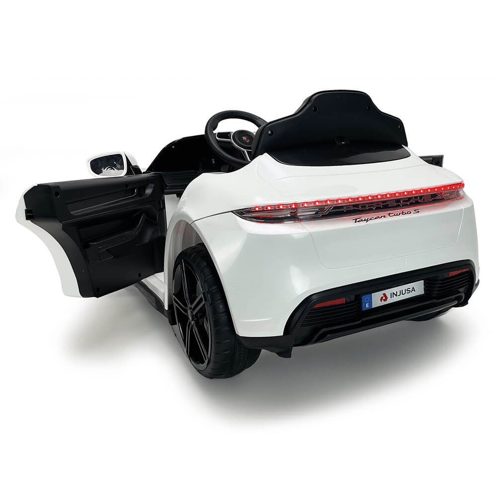 Coche Eléctrico Porsche Taycan 12V Blanco