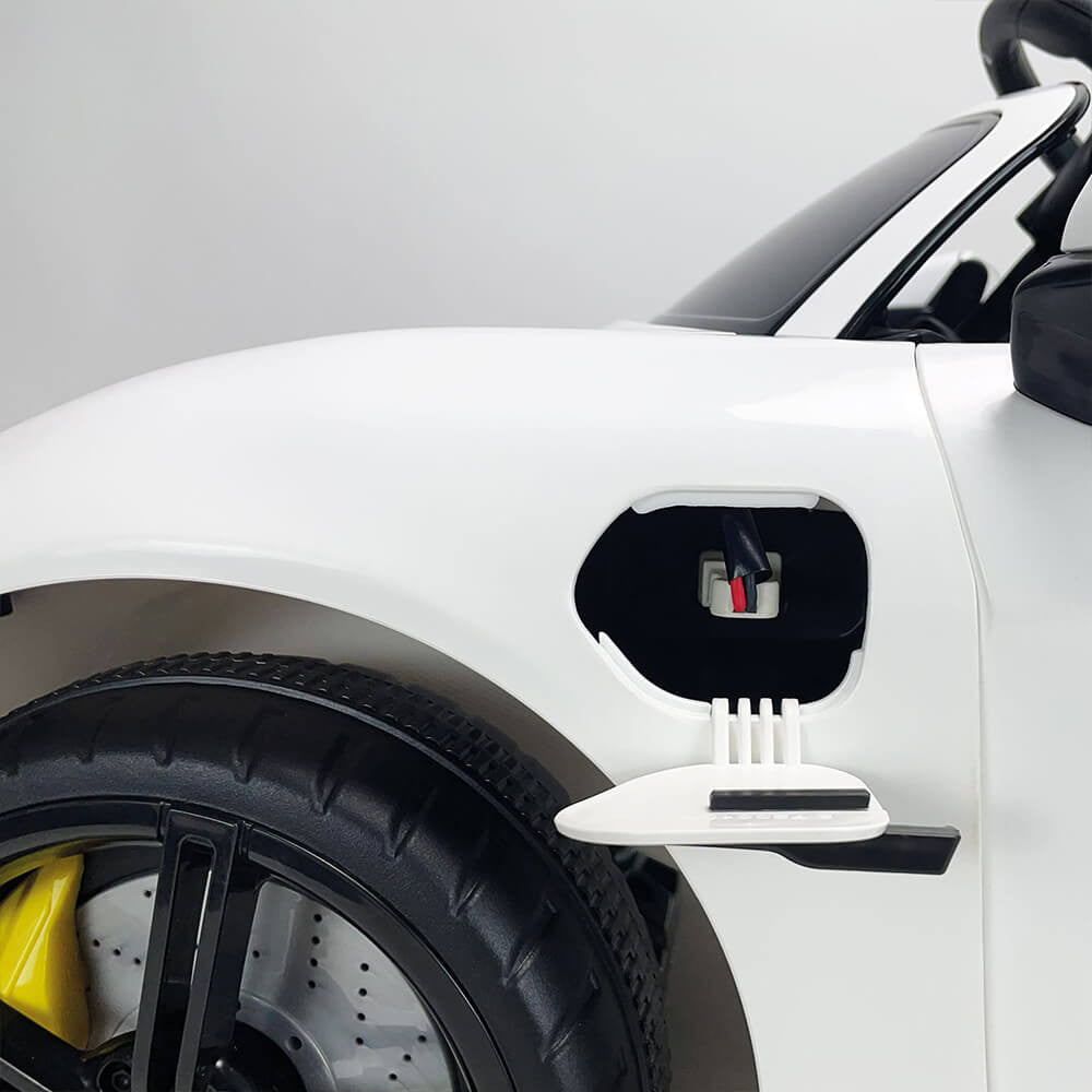 Coche Eléctrico Porsche Taycan 12V Blanco