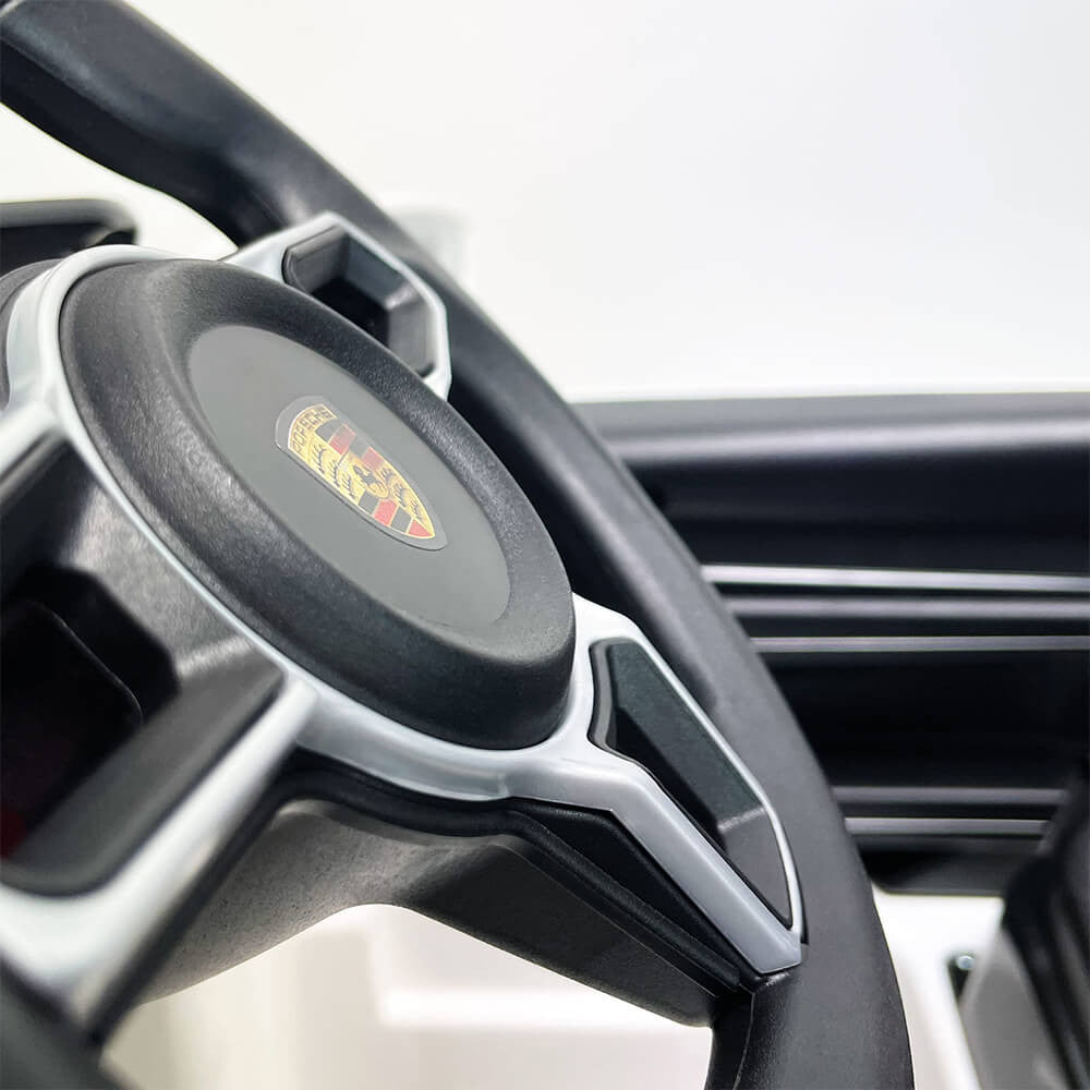 Coche Eléctrico Porsche Taycan 12V Blanco