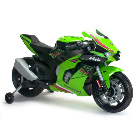 Moto Eléctrica Infantil Kawasaki Ninja ZX R10 12V Litio Injusa
