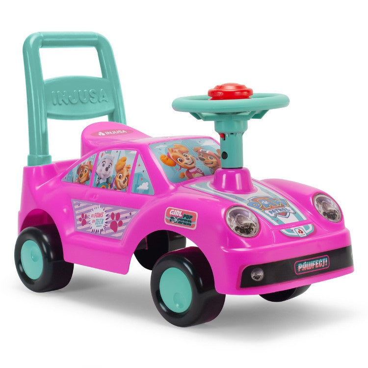 Coche Correpasillos Patrulla Canina Rosa INJUSA