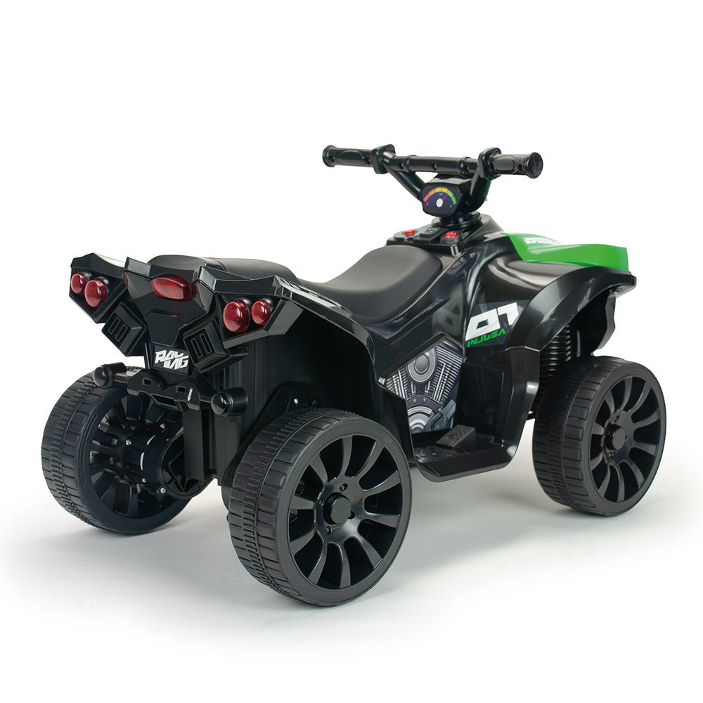 Quad Eléctrico Infantil Racing Verde 6V Injusa