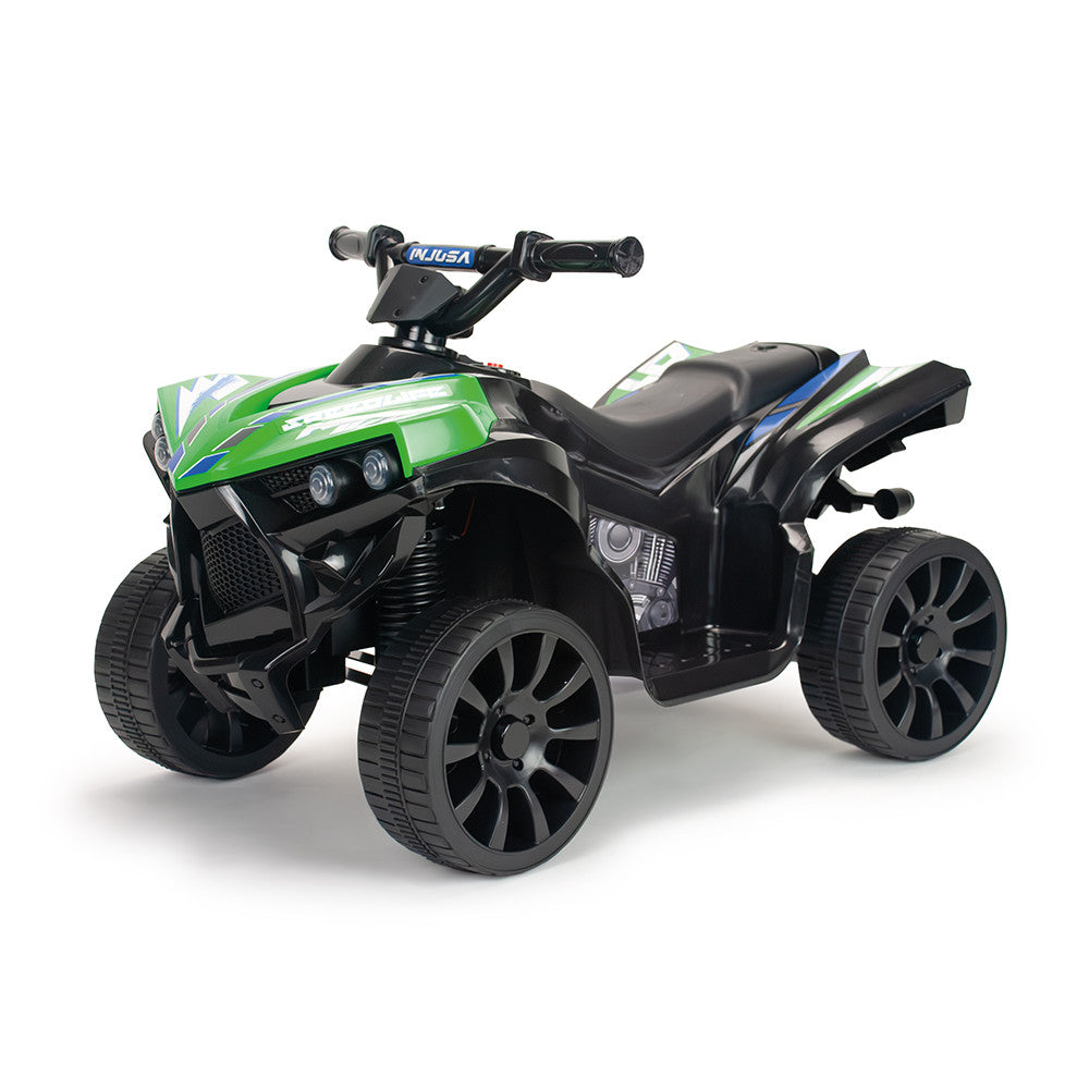 Quad Eléctrico Infantil Racing Verde 6V Injusa