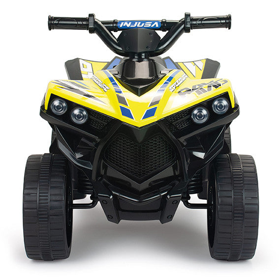 Quad Eléctrico Infantil Racing Amarillo 6V Injusa