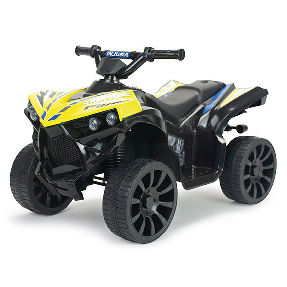 Quad Eléctrico Infantil Racing Amarillo 6V Injusa