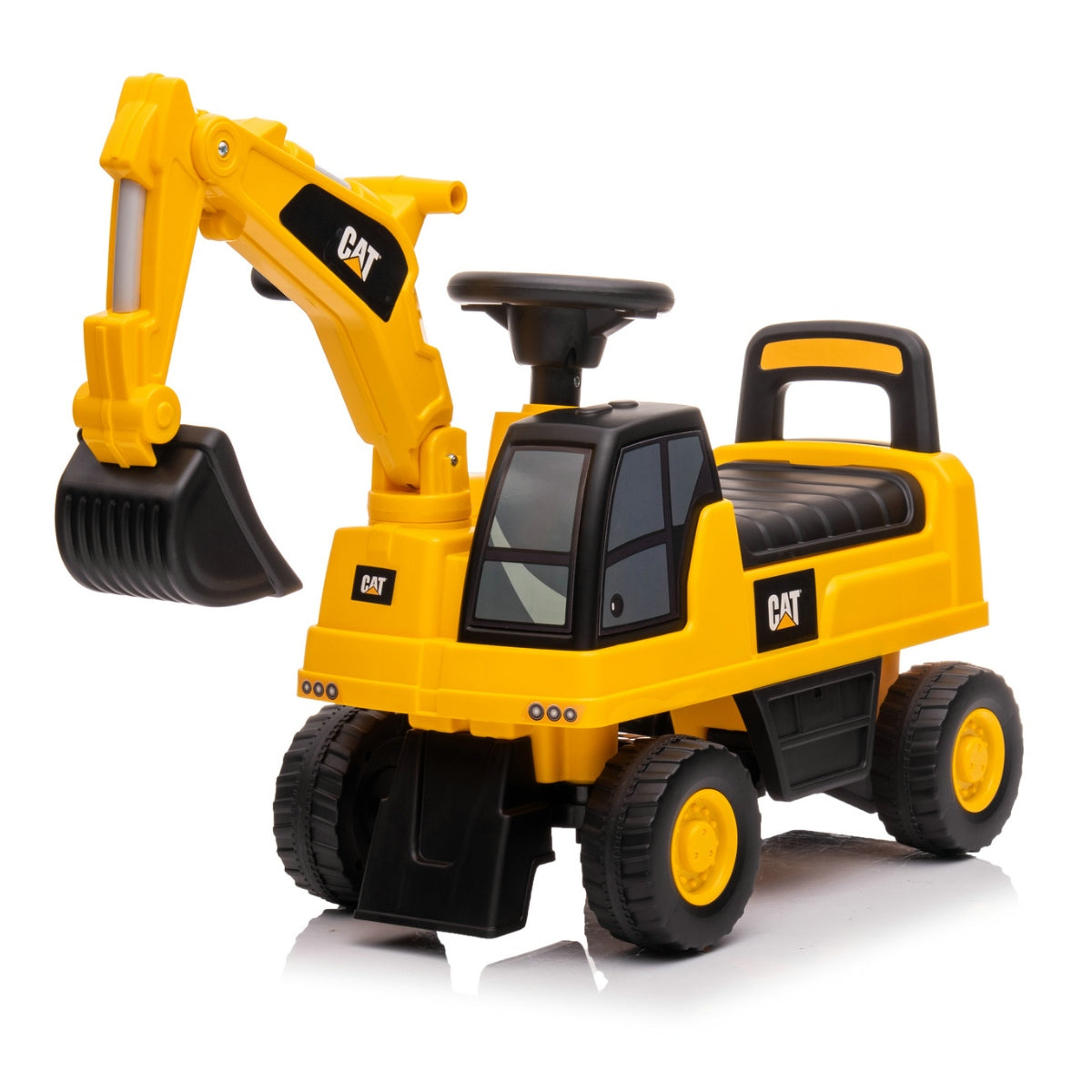 Excavadora Correpasillos Caterpillar con Pala Móvil para Niños de 1 a 3 Años
