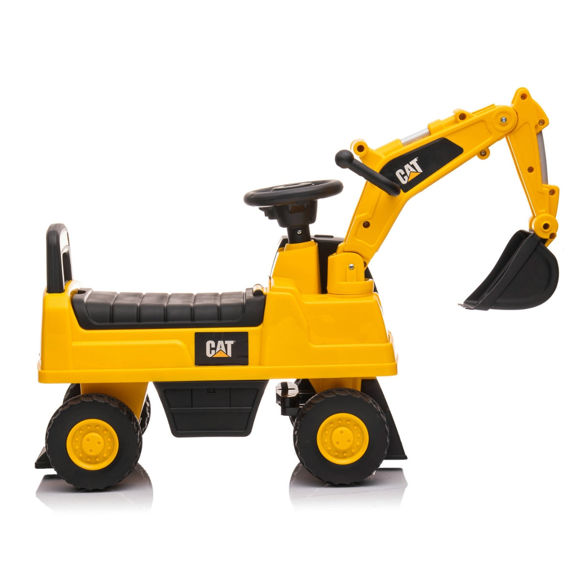 Excavadora Correpasillos Caterpillar con Pala Móvil para Niños de 1 a 3 Años