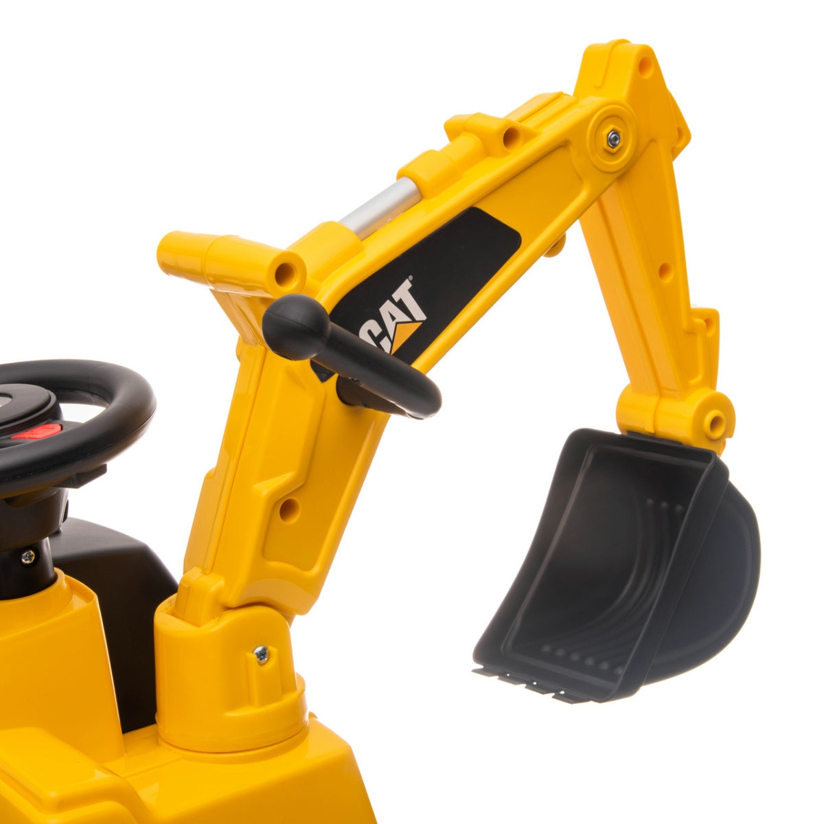 Excavadora Correpasillos Caterpillar con Pala Móvil para Niños de 1 a 3 Años