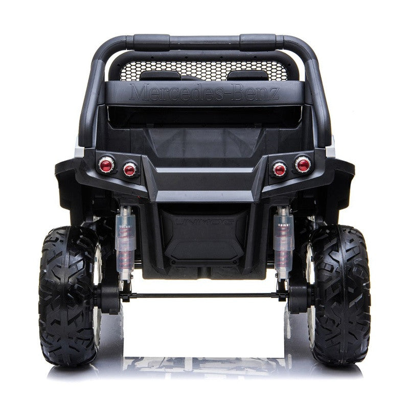 Coche Eléctrico Mercedes Unimog 12V Blanco