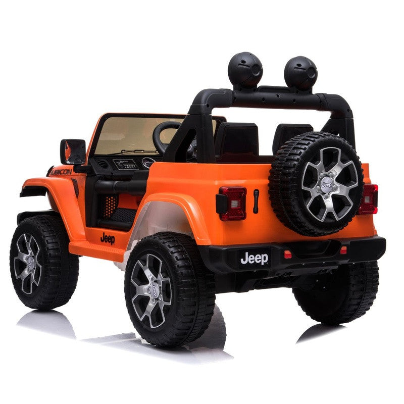 Coche Eléctrico Jeep Rubicon 12V Naranja