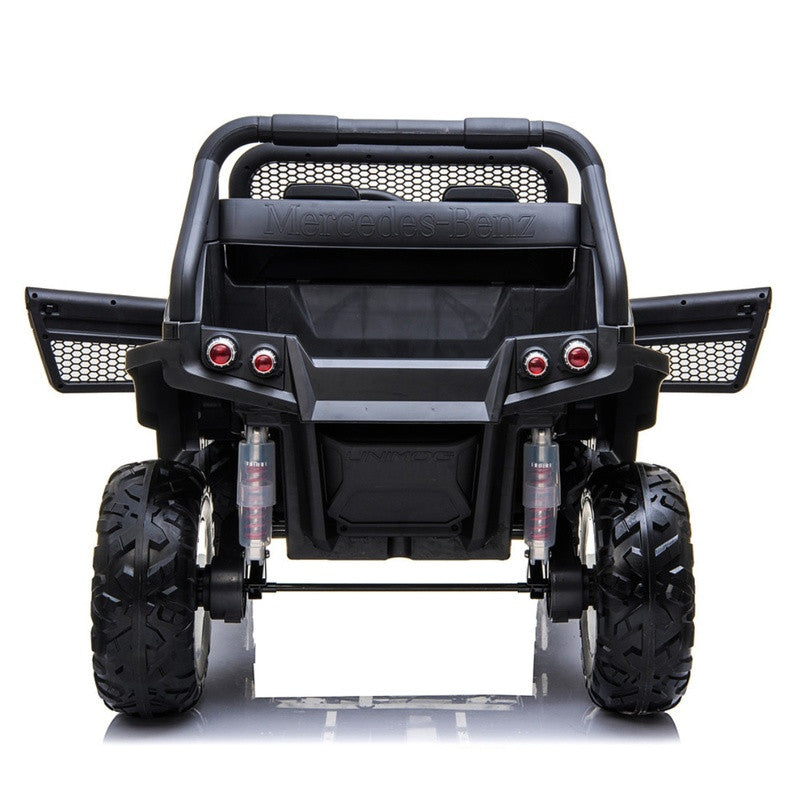 Coche Eléctrico Mercedes Unimog 12V Negro