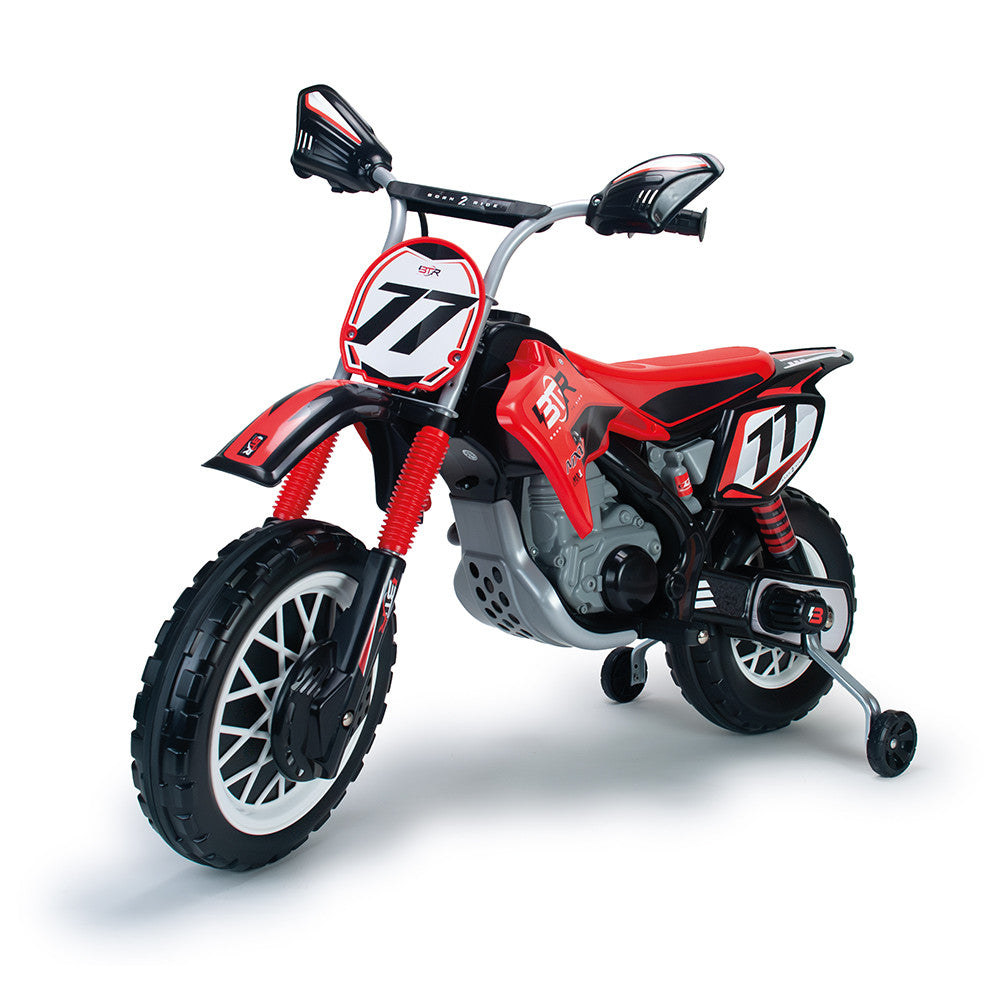 Moto Eléctrica Infantil Cross BTR 12V Injusa