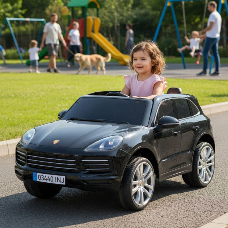 Coche Eléctrico Porsche Cayenne 12V Negro